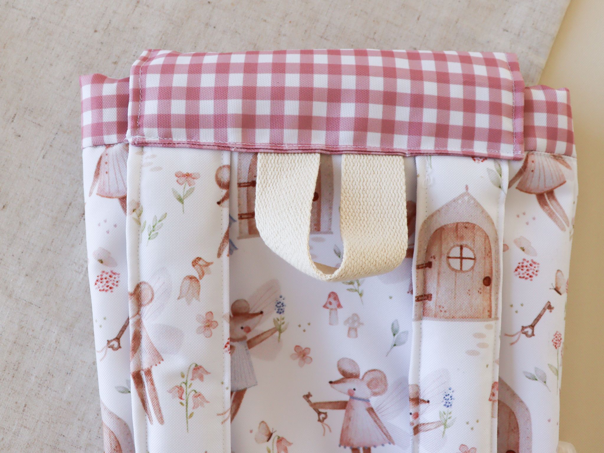 mochila impermeable ratona llaves detalle bebé mochila impermeable ratona llaves detalle bebé
