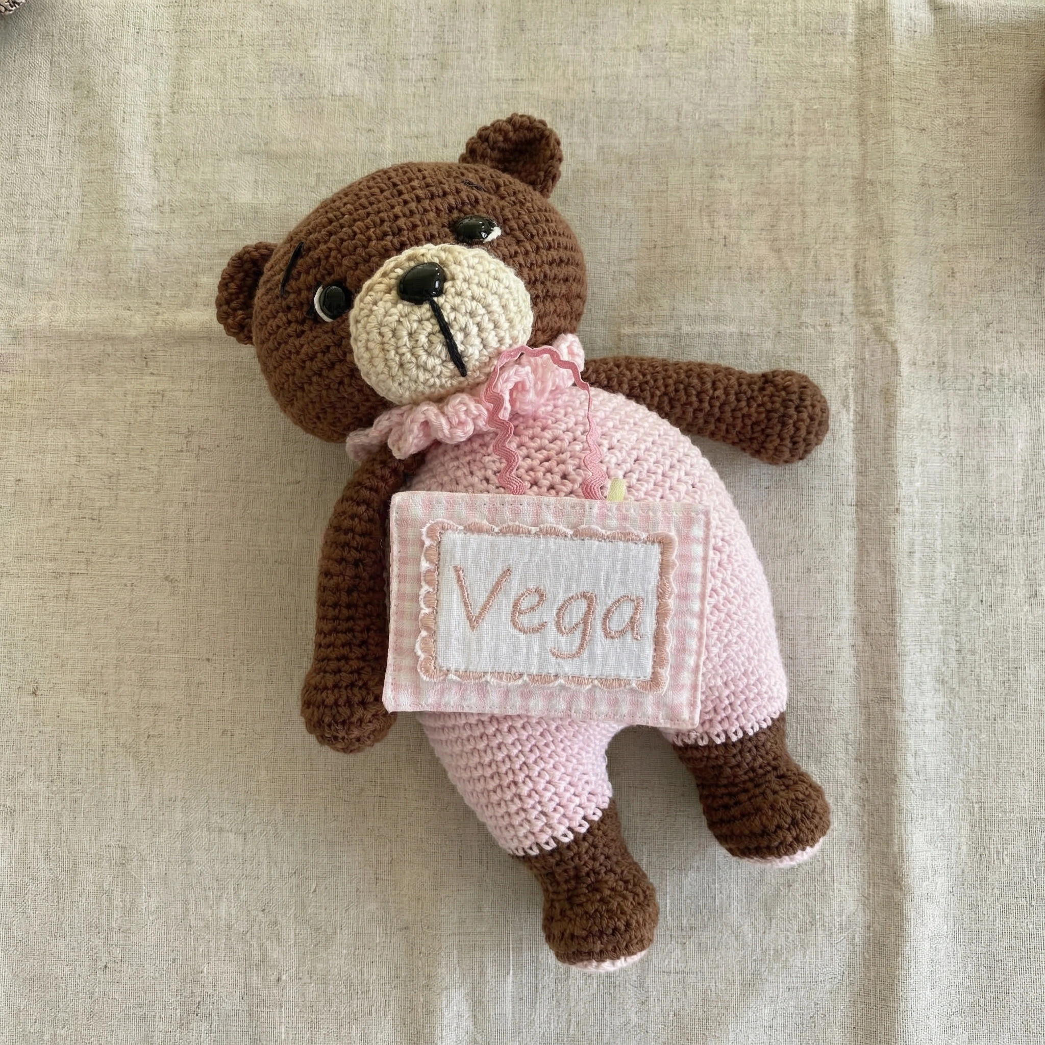 Osito de punto personalizado para bebé Petit Miu Osito de punto personalizado para bebé Petit Miu