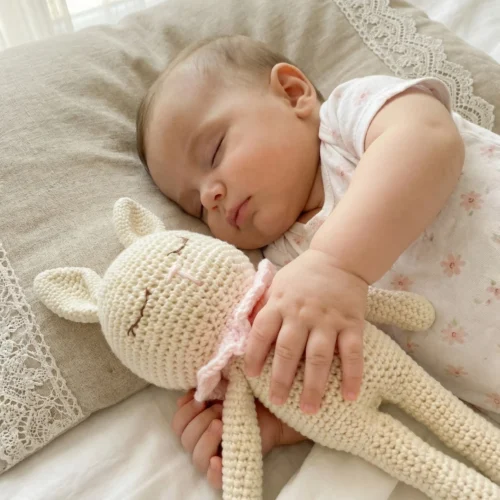 Amigurumis y juguetes de apego artesanales para bebés 